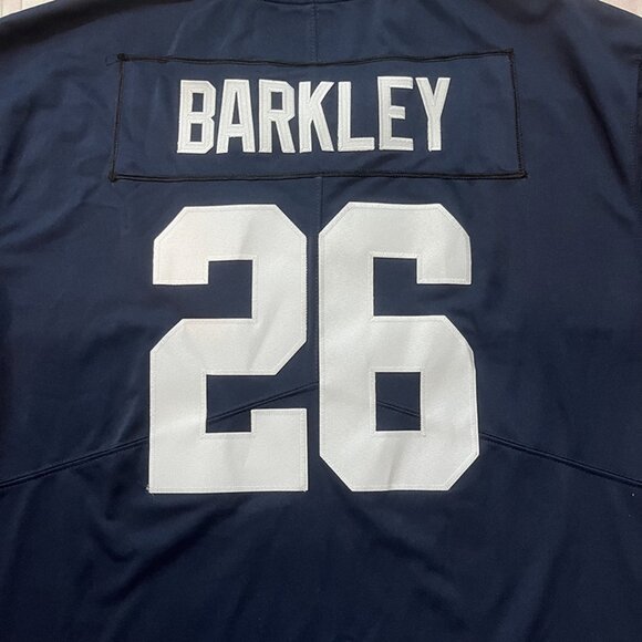NFL Dark Blue Jersey Number 26 Player Barkley - Picture 6 of 6